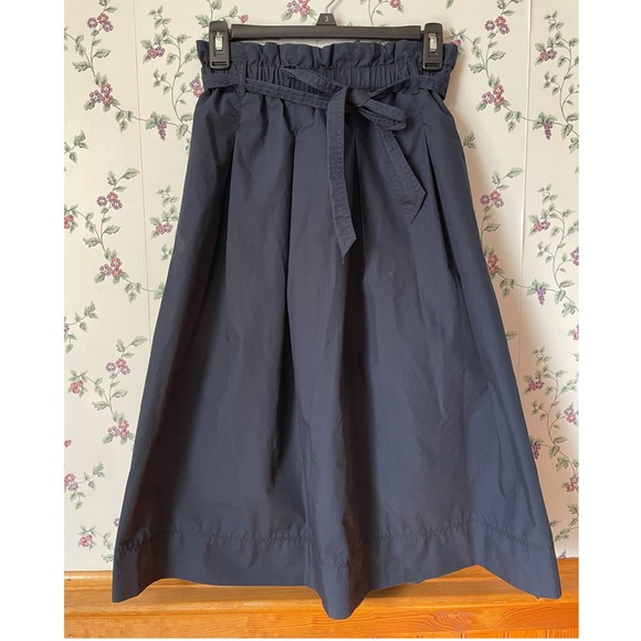 H&M Skirts Hm Paperbag Waist Aline Midi Skirt Poshmark